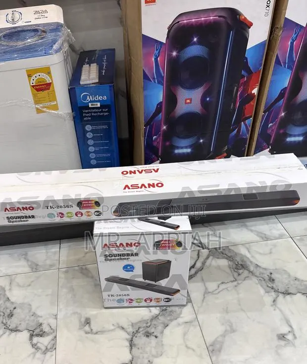 Order Authentic Asano 2.1ch Wireless Bluetooth Sound Bar(Tk 2041)Black · Photo 1