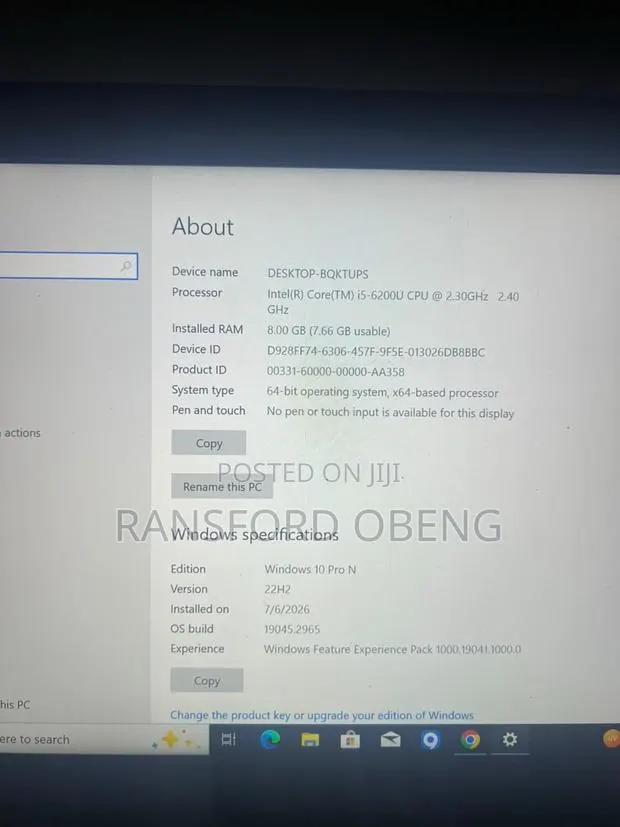 Laptop Dell Inspiron 15 5559 8GB Intel Core i5 HDD 32GB · Photo 1