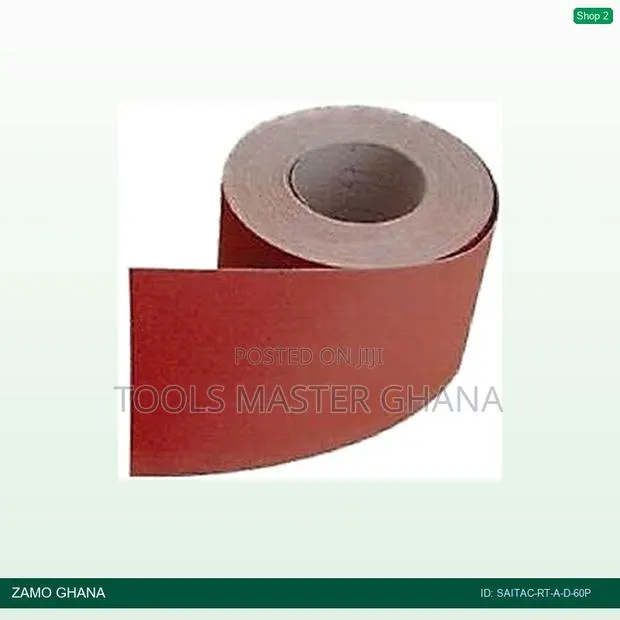 Abrasive Paper Roll Red Rt-a-D 120x50 60p - Saitac-Rt-a-D-60p · Photo 1