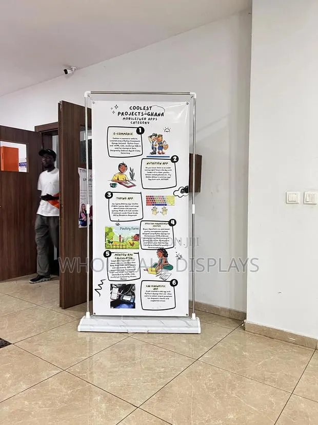 Indoor Pull-Up/Roll-Up Banners · Photo 1