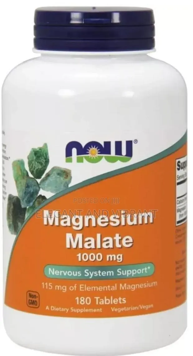 Magnesium Malate 1000mg-180 Tab|Nervous System Sup · Photo 1