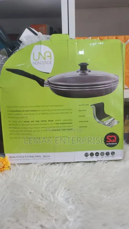 SQ Professional Una Non-Stick Frying Pan 30cm With Glass Lid · Photo 1