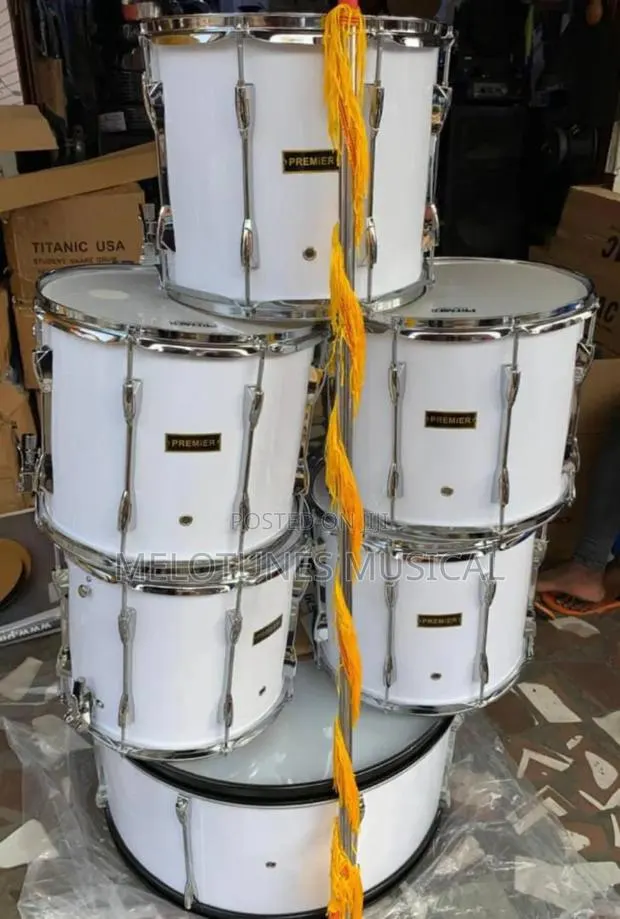 6-Piece Brass Band Set With Cymbals and Maze Stick · Photo 1