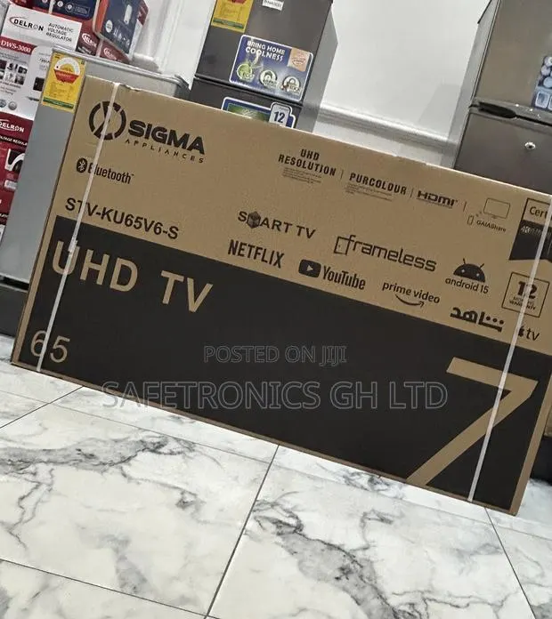 Best Quality Sigma Sleek Smart Uhd Android 65 Inch Frameless Tv · Photo 1