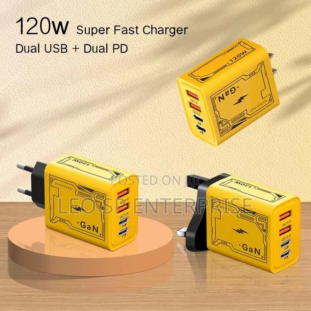 120 W Dual Usb Dual Type C Charger Head · Photo 2