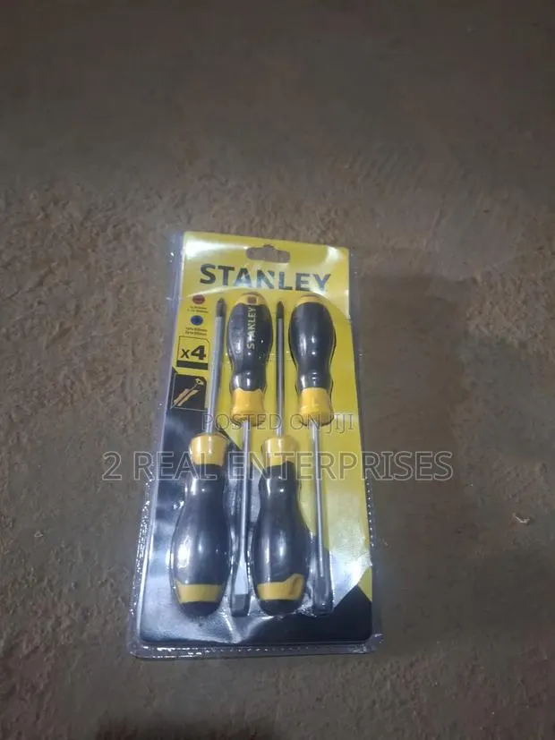 Stanley 4-Piece Screwdriver Set (Essential / Standard Cushion Grip) · Photo 1