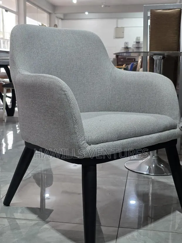 Modern Fabric Dining Accent Chair · Photo 1