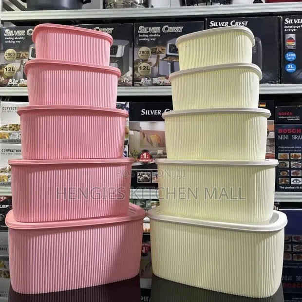 5-Set Storage Bowls Set (Sizes From 1l-5l) · Photo 1