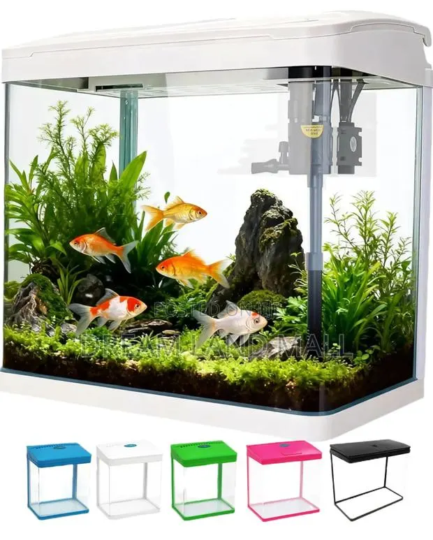 Aquarium Empty Tank With Inner Filter Light · Photo 1