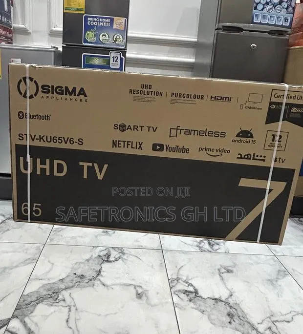Excellent Sigma Smart Led Uhd Android Frameless 65 Inch Tv · Photo 1