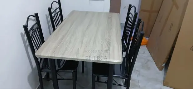 Wooden Dinning Set as Seen · Photo 1
