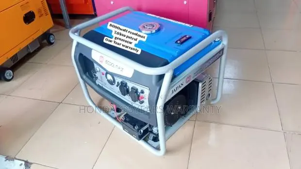 Bright Energy Ecoolmax Generator 7.0kva 8000watt Petrol 7kva · Photo 1