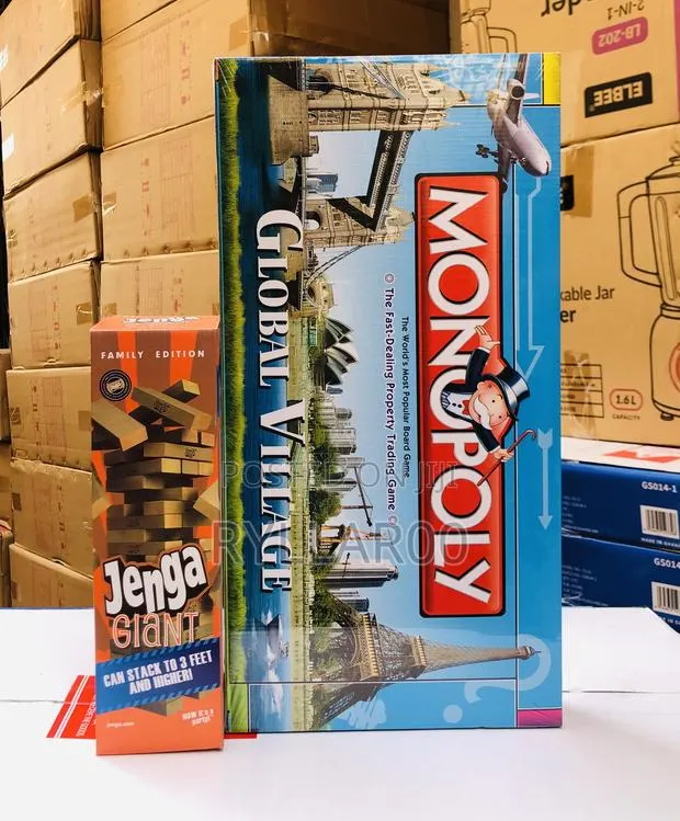 Jenga and Monopoly Board Game · Photo 1