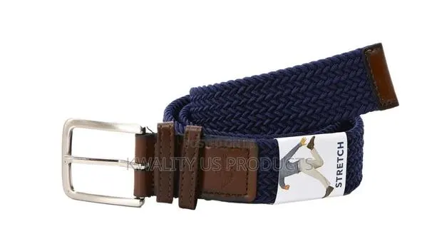 Dockers Men's Stretch Fabric Braided Belt - Size 40-42 · Photo 1