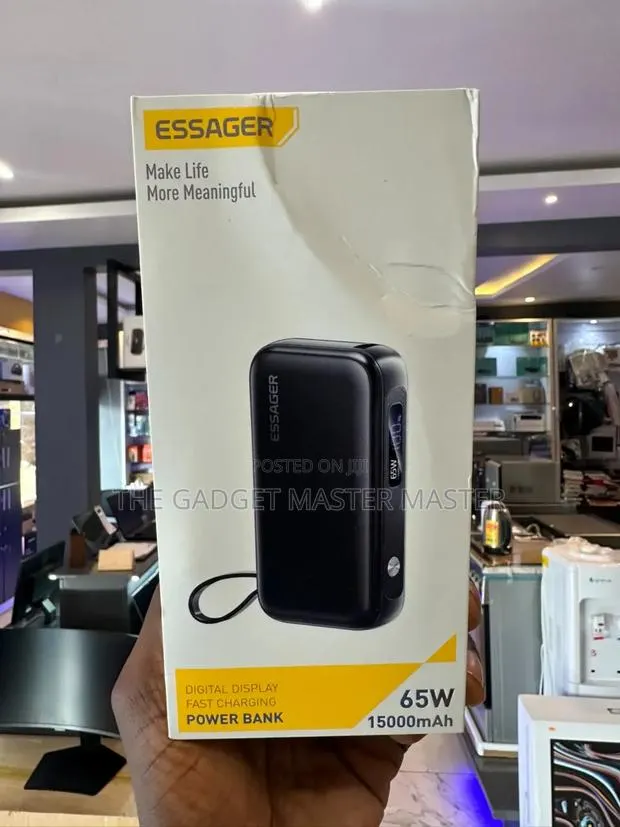 Essager PB187 15000mAh 65W Digital Display Powerbank · Photo 1