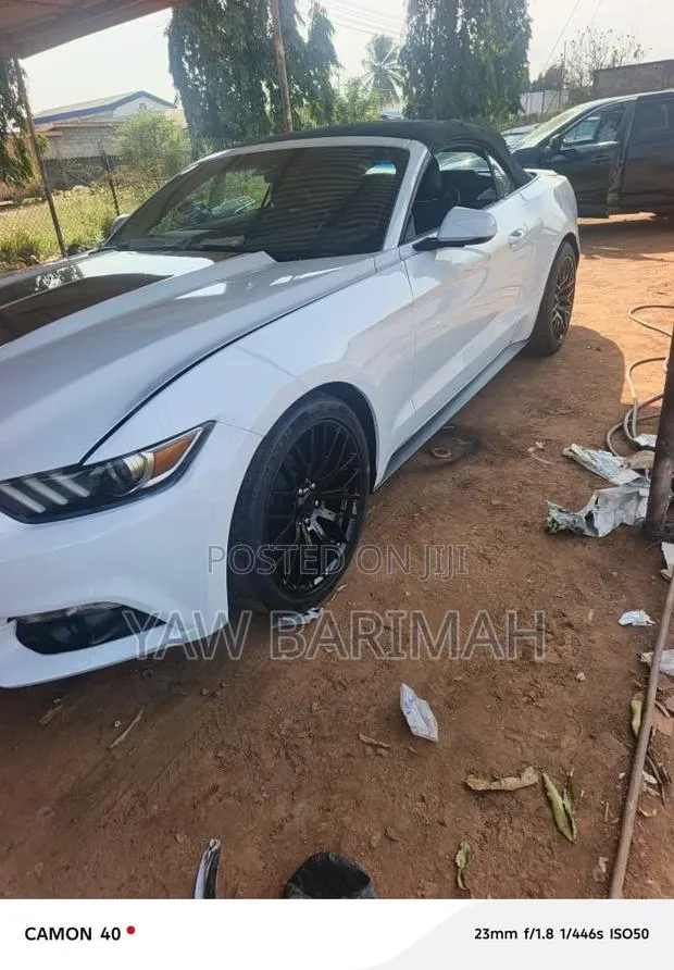 Ford Mustang EcoBoost Premium Convertible 2017 White · Photo 1