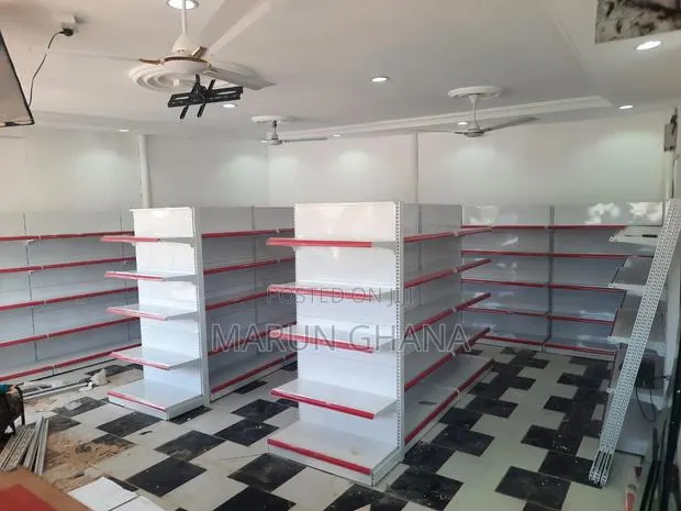 Supermarket Shelves Double Sided Gondola Racks for Retails Pharmacy · Photo 1