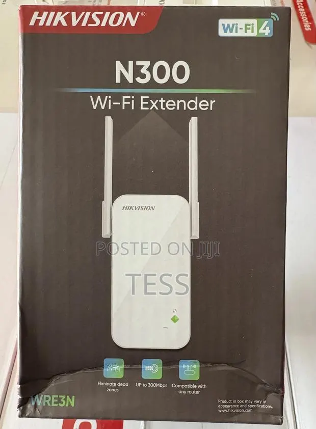 Hikvision Wifi Extender Repeater Wifi 4 Wre3n (No Lan Port) · Photo 1