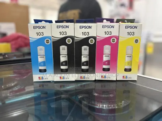 Epson Inks 103 All Colors Instock for Eco Tank Epson Printer · Photo 1