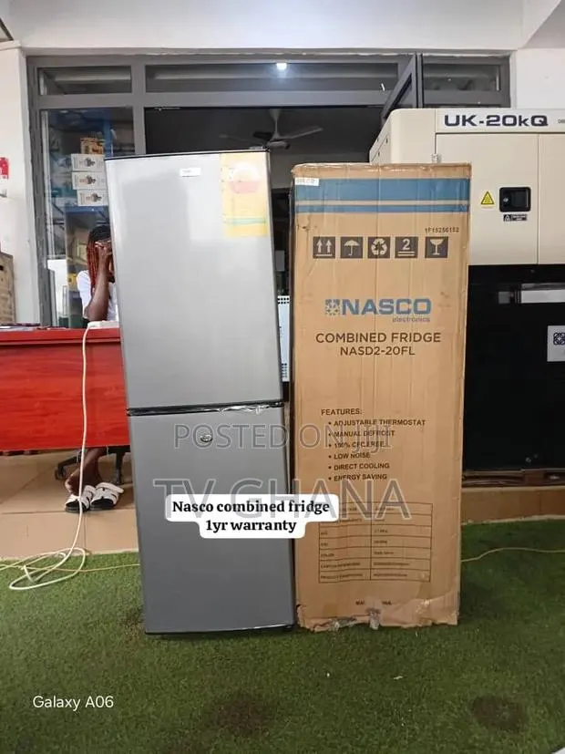 Nasco NASD2-20FL 158L Double Door Fridge – Great Storage158L · Photo 1