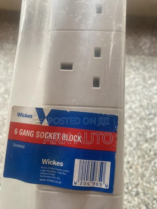 Wickes 6 Gang Socket Block Unwired(uk New) · Photo 1
