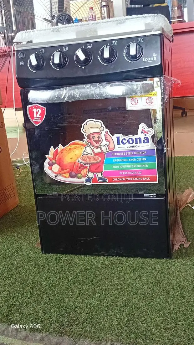 Icona High Performance 4 Burner Oven Grill Cooker · Photo 1