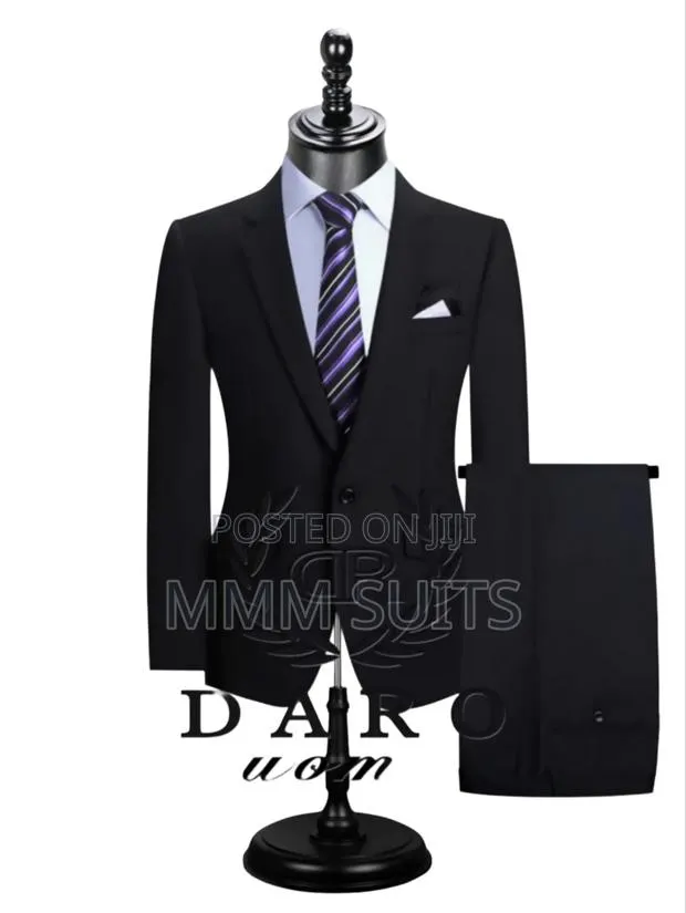 Official Black 2-Piece Men Suit for Office in All Sizes · Photo 1