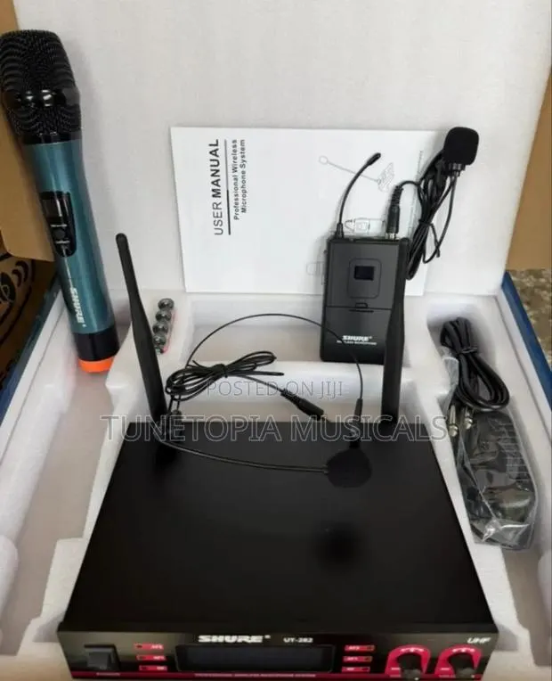 Shure Uhf Professional Wireless Microphone System (Hand Andlapel) · Photo 1
