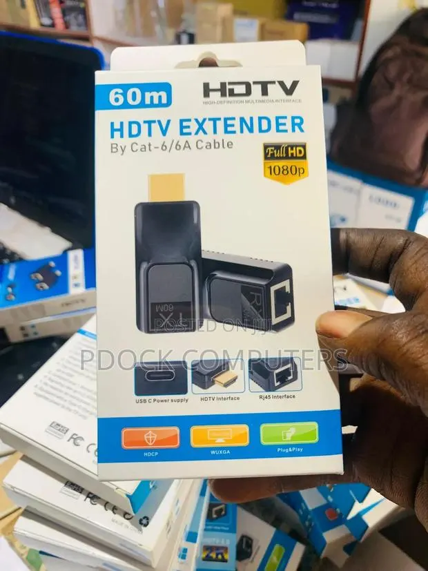 HDTV Extender by Cat6/Cat6a Cable 60m Full Hd 1080p · Photo 1