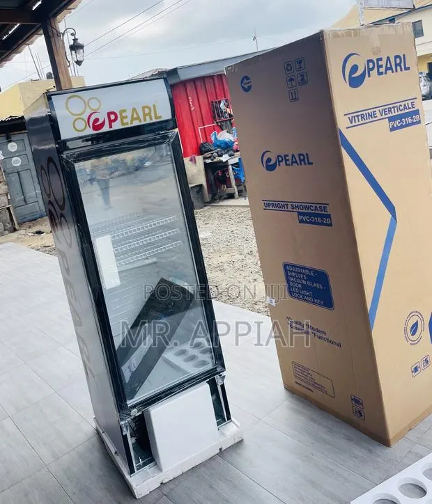 Order Unique Pearl PVC-316-2b 1 Door Beverage Cooler. · Photo 1