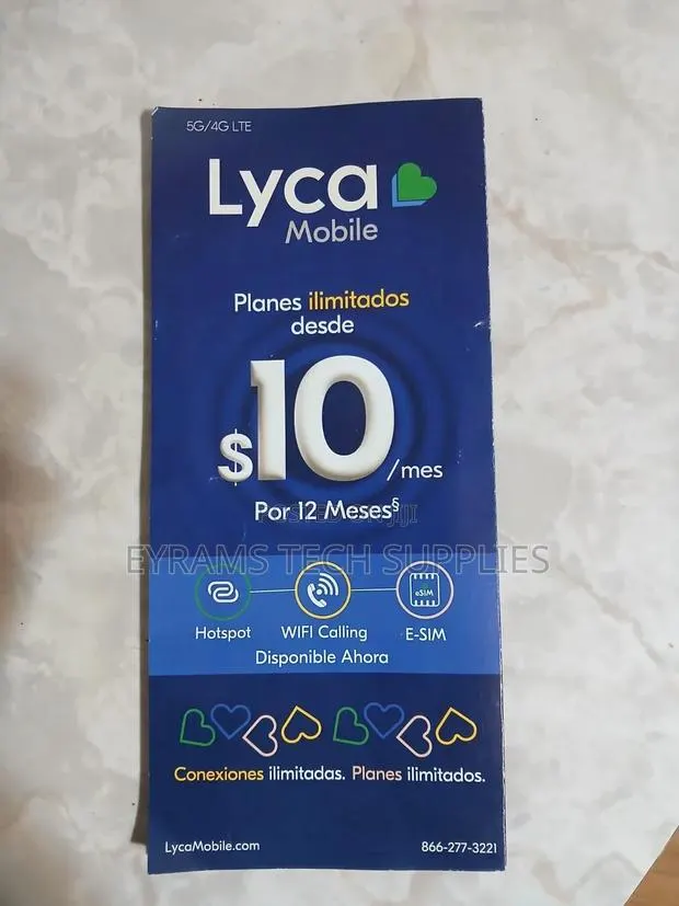 Activated Lycamobile Usa E-Sim · Photo 1
