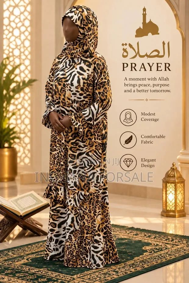 Muslim Woman Prayer Dress With Hoodie Stylish Hijab Niqab · Photo 1