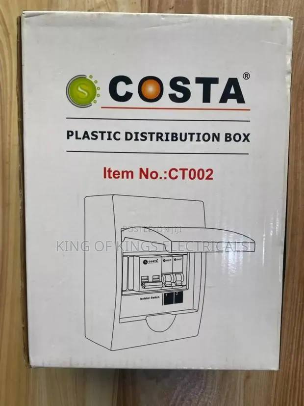 Costa Plastic Distribution Box – 2 Way (Ct002) · Photo 1
