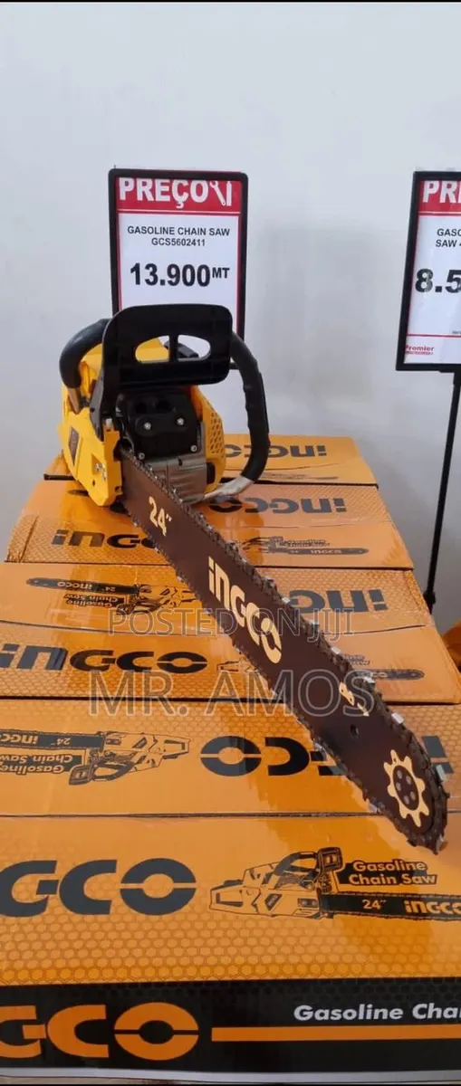 24" Gasoline Chainsaw With Powerful 2.4kw 2-Stroke Motor - GCS · Photo 1