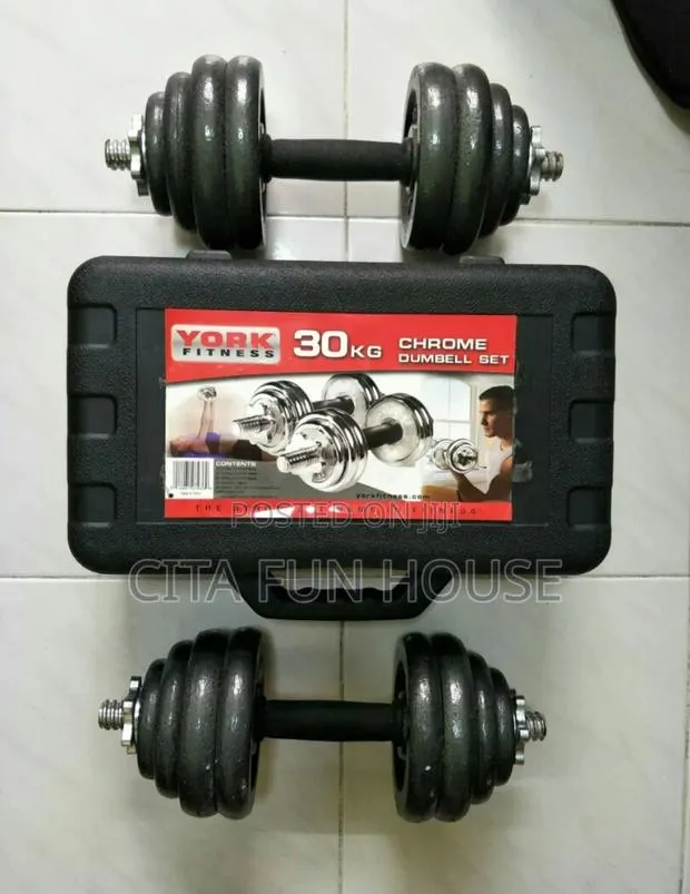 30kg Adjustable Dumbells Set/ Long Bar