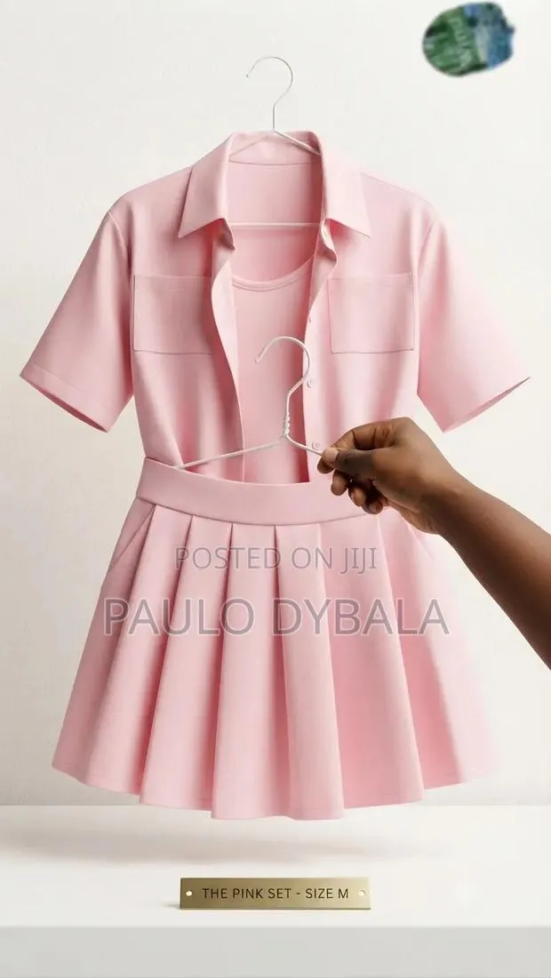 Women's Cute Matching Pink Three-Piece Outfit · Photo 1