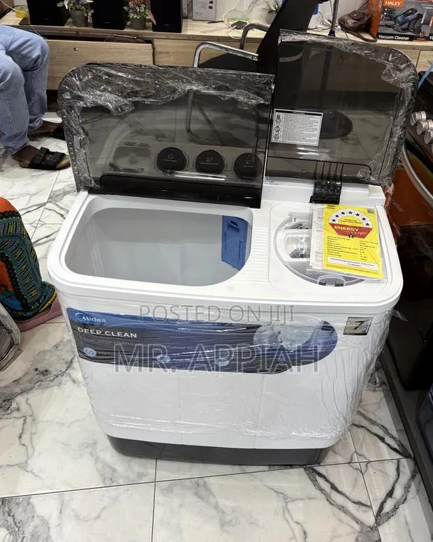 Sleek Midea 7kg Spin Dry Electric Washing Machine(Semi-Auto) · Photo 1