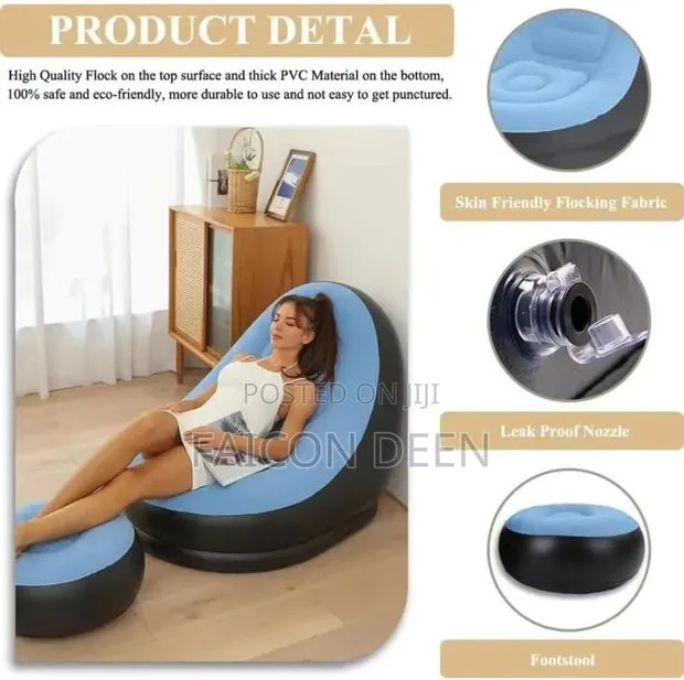 Comfort That Moves You (Inflatable Air Sofas Comes With a Free Pump · Photo 1