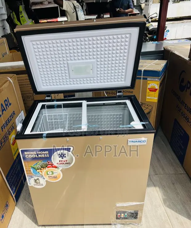 Extremely Classic Nasco 150L Single Door Chest Freezer(Gold) · Photo 1