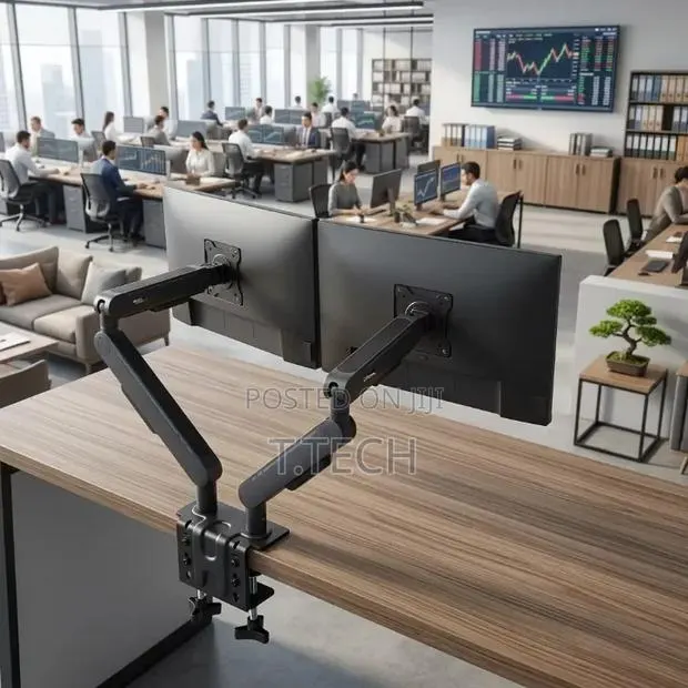 Double Arm Monitor Stand · Photo 1