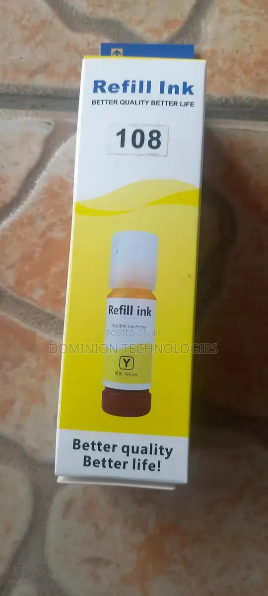Refill Epson Ink 108 Yellow · Photo 1