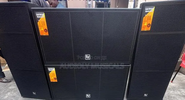 Top and Down Ev Speakers (Double Bass and Full Range · Photo 1