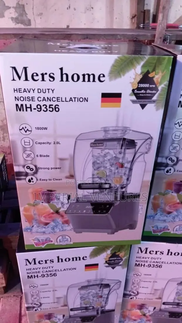 Mers Home Heavy Duty Noise Cancellation Commercial Blender · Photo 1