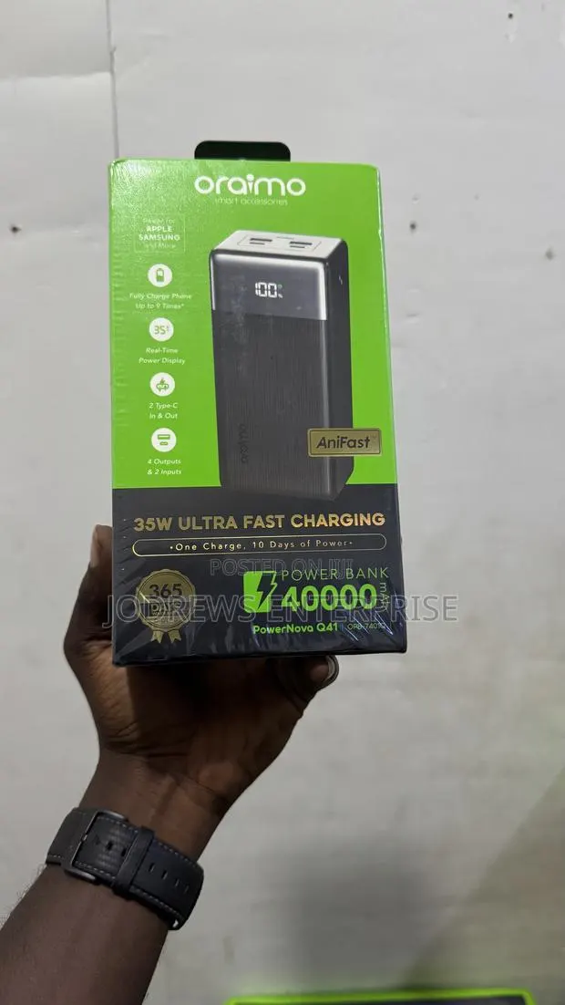Oraimo PowerNova Q41 40000mAh Power Bank · Photo 1