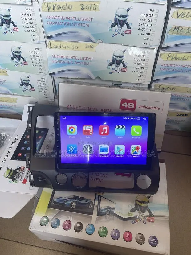 Honda Civic 2008 Android Infotainment Upgrade Screen 10” · Photo 1