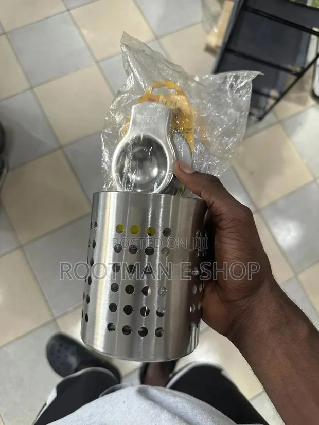 Stainless Steel Kitchen Utensil Holder · Photo 1