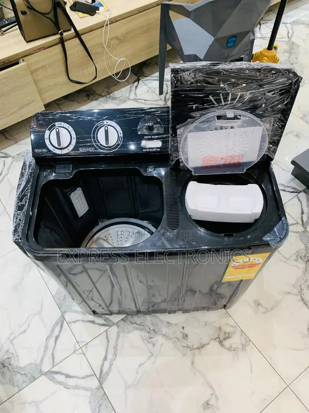 Limited Stock Nasco Topload Twintub Semi Automatic 7kg Black · Photo 1