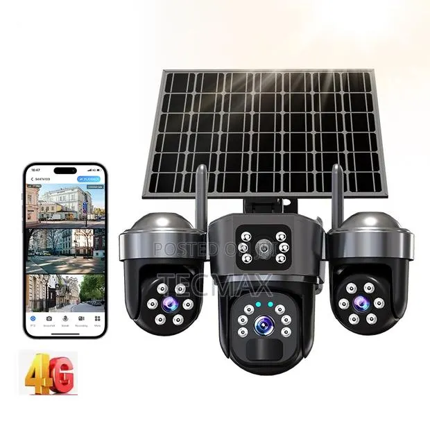 3 Lens 4g Camera Solar · Photo 1