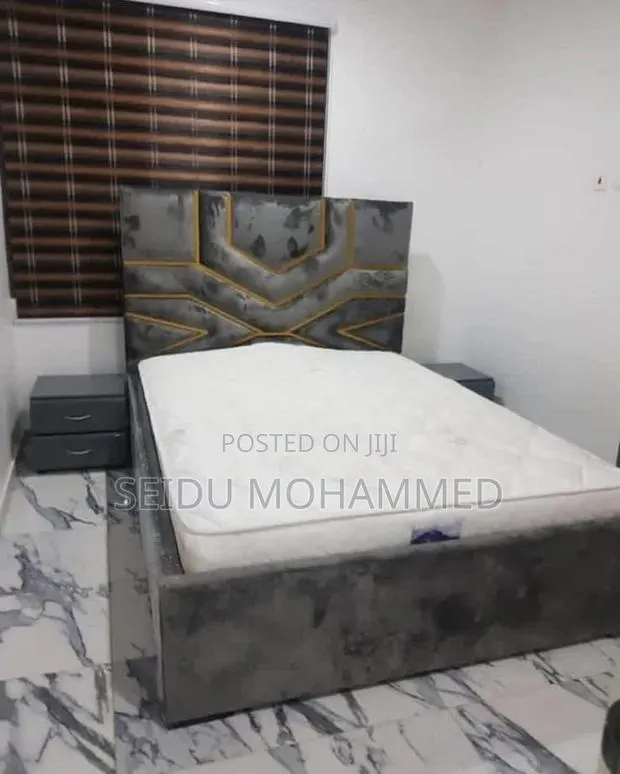 Double Bed Frame With Mattress · Photo 1