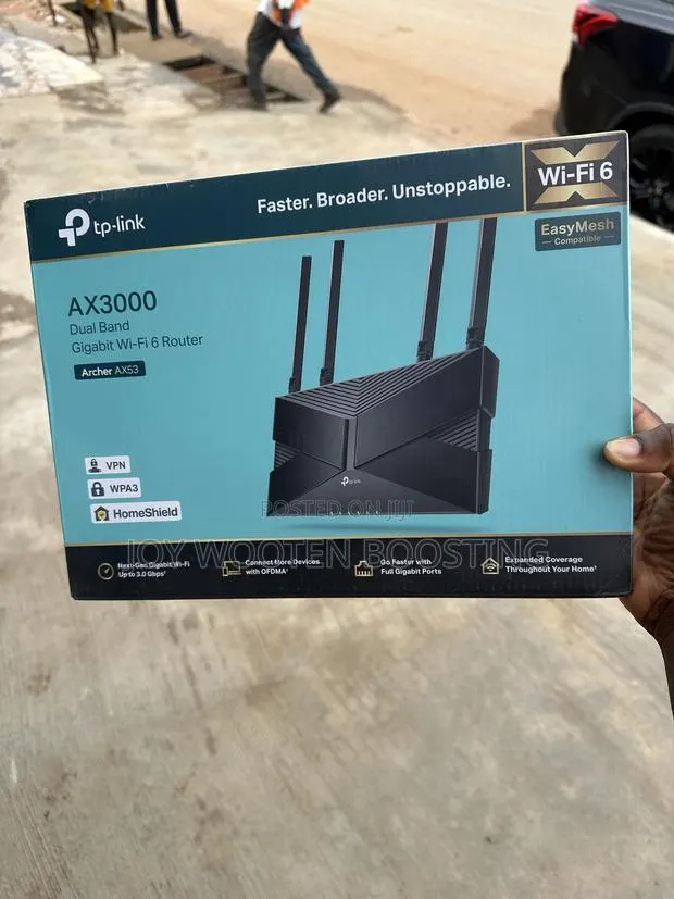 AX3000 Dual Band Gigabit Wi-Fi 6 Router · Photo 1